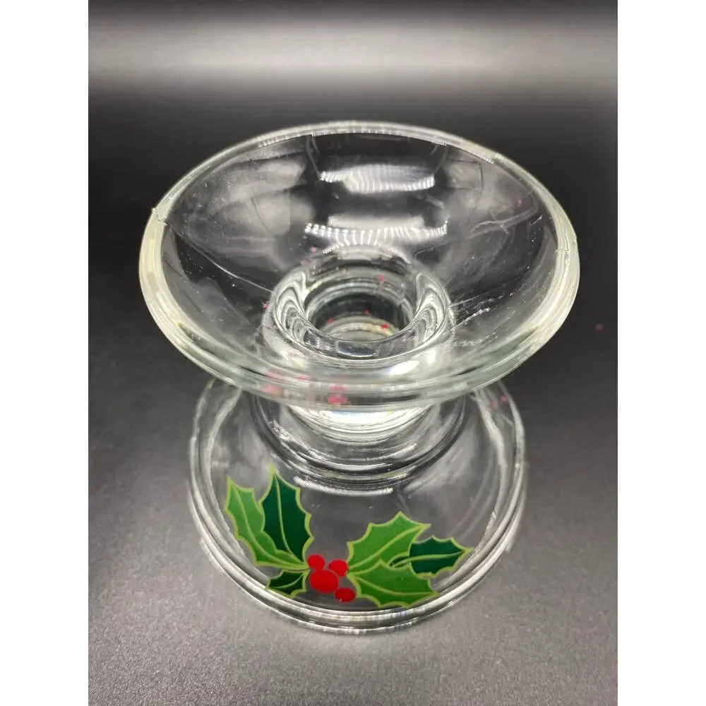 Vintage 1981, Avon Christmas Holiday Hostess Collection, Holiday Candle Holders‎